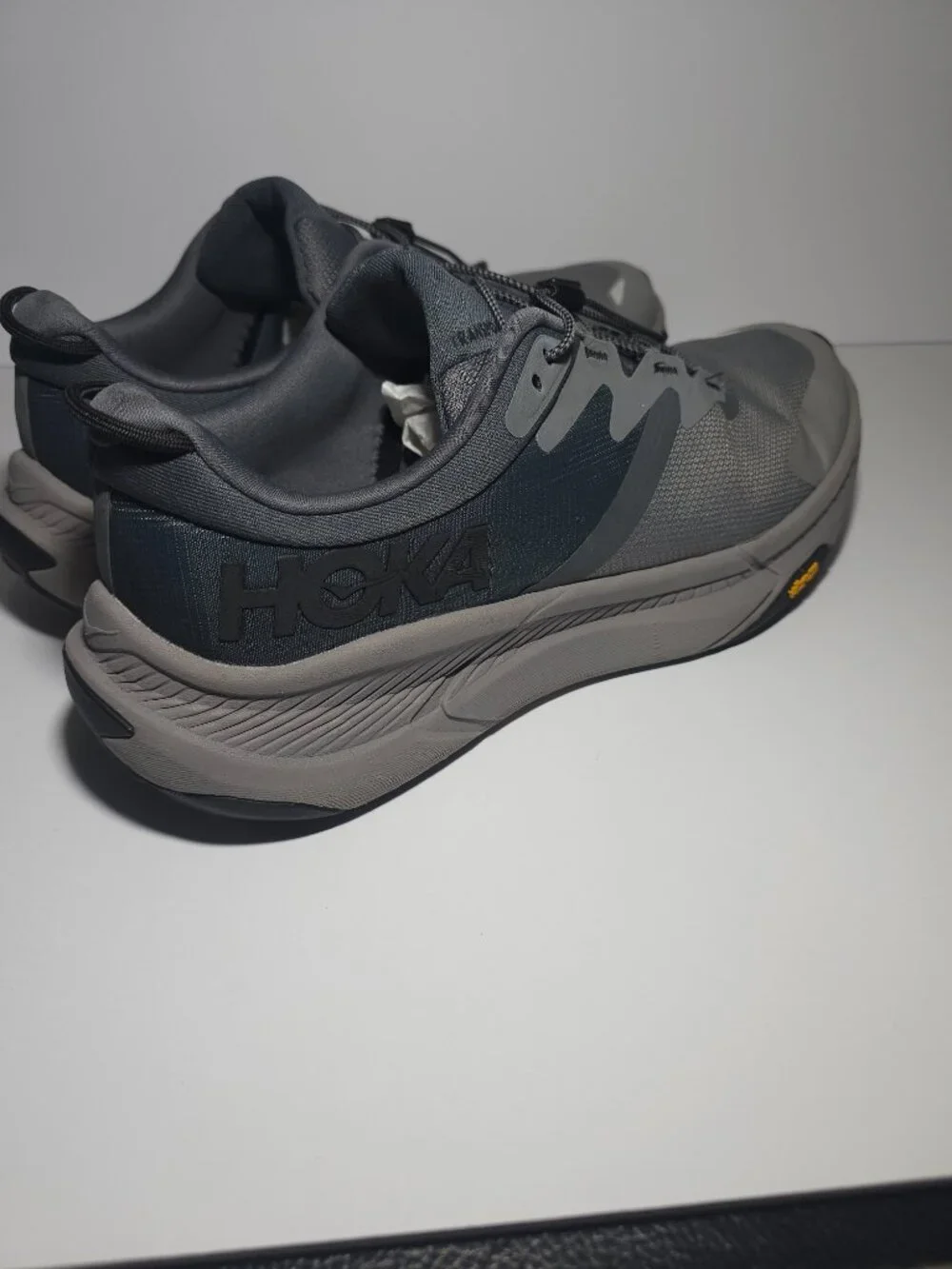 Hoka Transport Trail Running Shoes Castlerock Black Gray Men's 12.5D